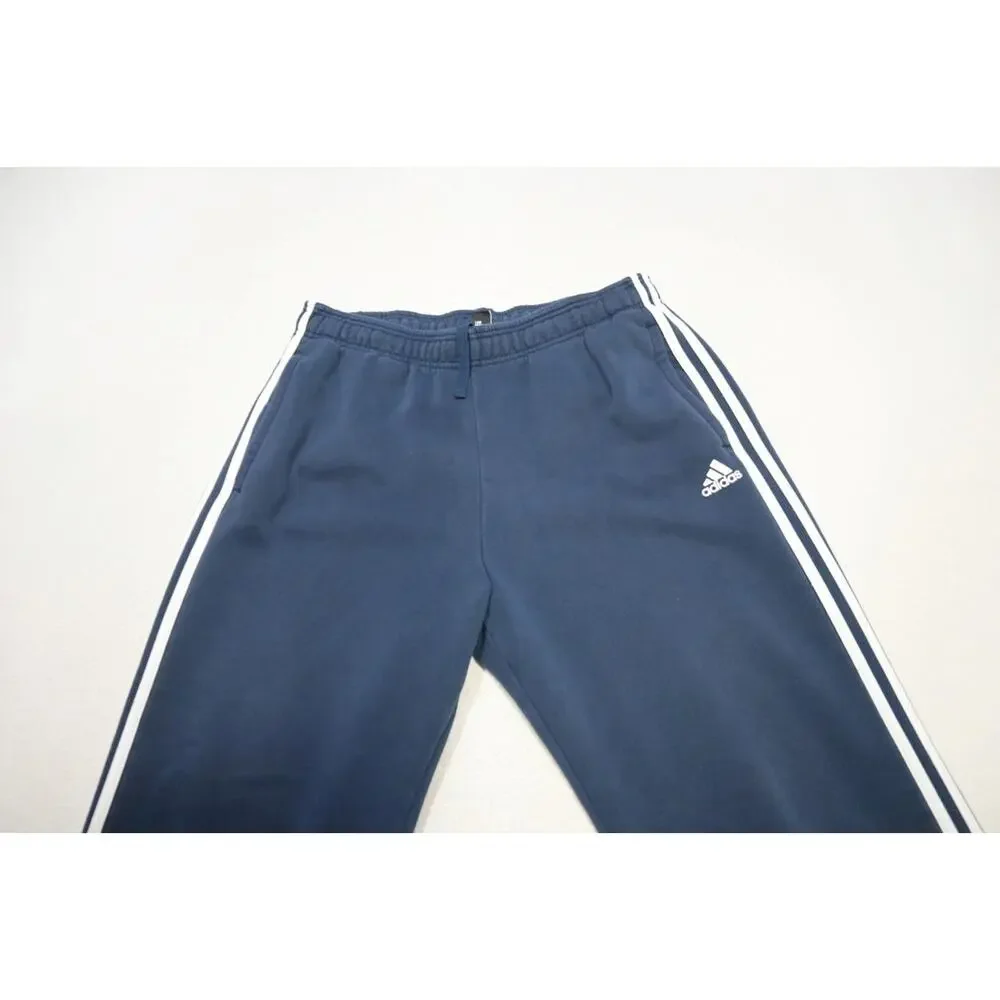 Adidas Sweat Pants Soccer‎ Jogger Athletic Striped Cotton Blend Boys Size XL